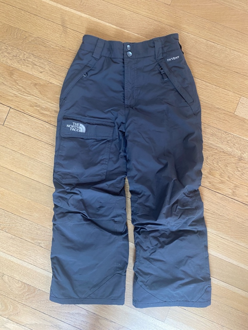 The North Face Kid’s Grey HyVent Snow Pants Size S 7-9yr old
